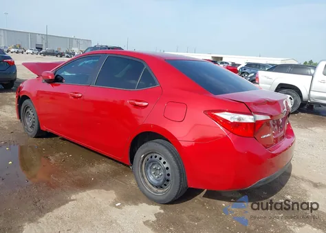 2014 Toyota Corolla Le z USA, uszkodzony, nr VIN 5YFBURHEXEP050757